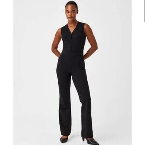NWT SPANX THE PERFECT SLEEVELESS BLACK JUMPSUIT SIZE Large BRAND NEW WITH TAGS